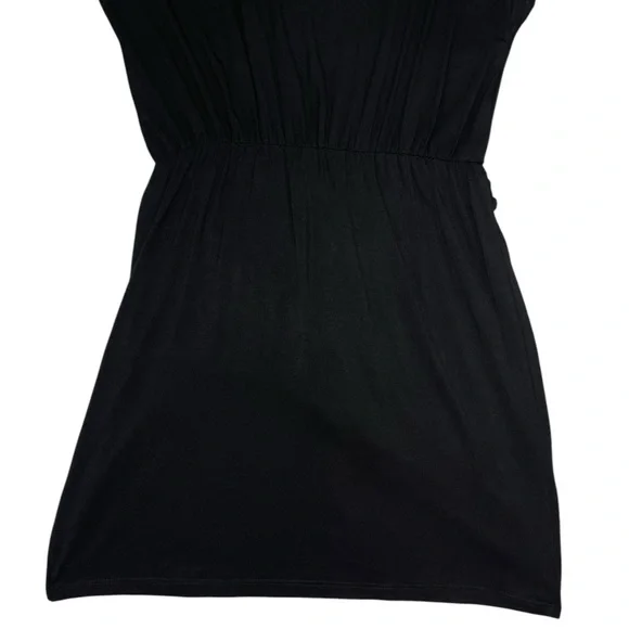 Lovers & Friends Tarin Mini Black Dress Tie Waist Short Sleeve Size Medium NEW - Picture 10 of 15